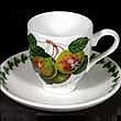 Portmeirion Pomona Demitasse Cup Set TEINTON SQUASH PEAR