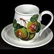 Portmeirion Pomona Demitasse Cup Set TEINTON SQUASH PEAR