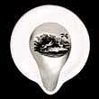 Portmeirion Vintage BLACK And WHITE Miniature Potty RARE!