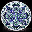 Portmeirion MONTE SOL Blue 10 Inch Plate - Very Nice!