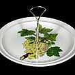 Portmeirion Pomona Tidbit Tray 10 Inch WHITE DUTCH CURRANT