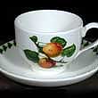 Portmeirion Pomona Traditional Tea Cup Set ROMAN APRICOT