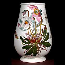 Portmeirion Botanic Garden Vase Romantic 8 Inch CHRISTMAS ROSE