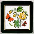 Portmeirion Botanic Garden Coaster Thick 4 Inch COTTON FLOWER