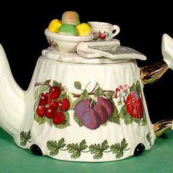 Portmeirion CARDEW Pomona Teapot One Cup VICTORIAN TEA TABLE