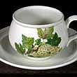 Portmeirion Pomona Demitasse Set WHITE DUTCH CURRANT