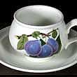 Portmeirion Pomona Demitasse Set L'IMPERATRICE PLUM Purple