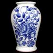 Portmeirion Harvest Blue VASE Canton Shape 7 Inch - Nice!