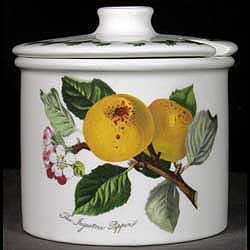 Portmeirion Pomona Lidded Jam Pot RED CURRANT And PIPPIN APPLE-SOLD!