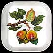 Portmeirion Pomona Tray 5 Inch Square TEINTON SQUASH PEAR