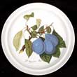 Portmeirion Pomona Plate Dinner L'IMPERATRICE PLUM Black Accent