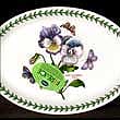 Portmeirion Botanic Garden Platter Oval 9 Inch PANSY