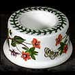 Portmeirion Botanic Garden Egg Cup Flat Shape SCARLET PIMPERNEL