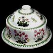 Portmeirion Botanic Garden Cheese Dome 11 Inch CHRISTMAS ROSE