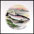 Portmeirion Compleat Angler Wall Tile GREAT LAKE TROUT