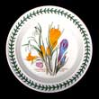 Portmeirion Botanic Garden B And B Plate SNOWDROP CROCUS 'Light'
