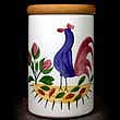 Portmeirion Hand Painted LLANELLI COCKEREL Canister PUGH BROS