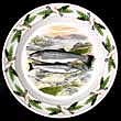 Portmeirion Compleat Angler B And B Plate WELSH SEA TROUT Sample