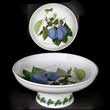 Portmeirion Pomona Pedestal Compote 8 Inch L'IMPERATRICE PLUM