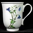 Portmeirion Queens Hidden Garden BELL BEAKER MUG Blue Flowers