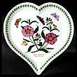 Portmeirion Botanic Garden Heart Shape Dish 9 Inch ROCK ROSE