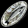 SOLD Compleat Angler Oval Platter 19 Inch SALMON - HUGE!!