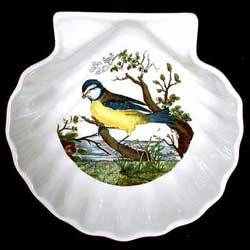 Portmeirion Birds Of Britain Shell Dish BLUE TITMOUSE