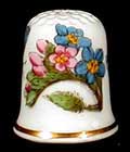 Portmeirion Forget Me Not Botanic Garden Thimble