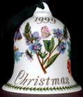 Portmeirion 1999 Speedwell Botanic Garden Xmas Bell
