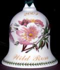 Portmeirion 2001 Dog Rose Botanic Garden Year Bell