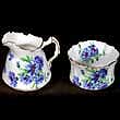 Hammersley CORNFLOWER BLUE Small Sugar Creamer Set