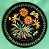 African Daisy Black Placemat