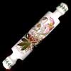 Christmas Rose Rolling Pin - View Of Entire Item