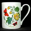 Cotton Flower Strap Handle Mug