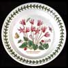 CYCLAMEN BREAD AND BUTTER PLATE WITH 9 FLOWER HEADS