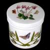 Cyclamen Small Ceramic Lidded Canister With Forget-Me-Not Bottom