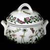 Large Daisy Casserole - Rhododendron On Lid