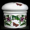 Heartsease Ceramic Lidded Canister With Dome Lid