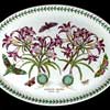 DOUBLE MEXICAN LILY MOTIF ON 15 INCH PLATTER - VERY RARE
