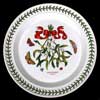 MISTLETOE MOTIF ON A DINNER PLATE