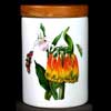Orange Cactus Small Canister Spice Jar
