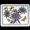 Passion Flower 7 x 9 Inch Tablemat
