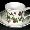 SCARLET PIMPERNEL VERY RARE 1993 BURGUNDY COFFEE CUP FLOWER