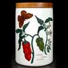Red Peppers 7 Inch Canister