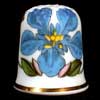 Spring Gentian Collector Club Thimble