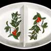 Strawberry Tree Divided Relish Dish - Special Decoration Piece