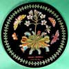 Venus Fly Trap Rare Black Round Placemat