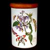Woody Nightshade Newer Motif Wooden Lid Canister