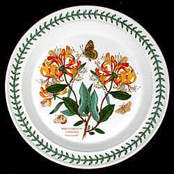 SOLD Botanic Garden Dinner Plate DARK HONEYSUCKLE 2