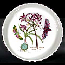 Portmeirion Botanic Garden Flan Baker 10 Inch MEXICAN LILY SOLD!